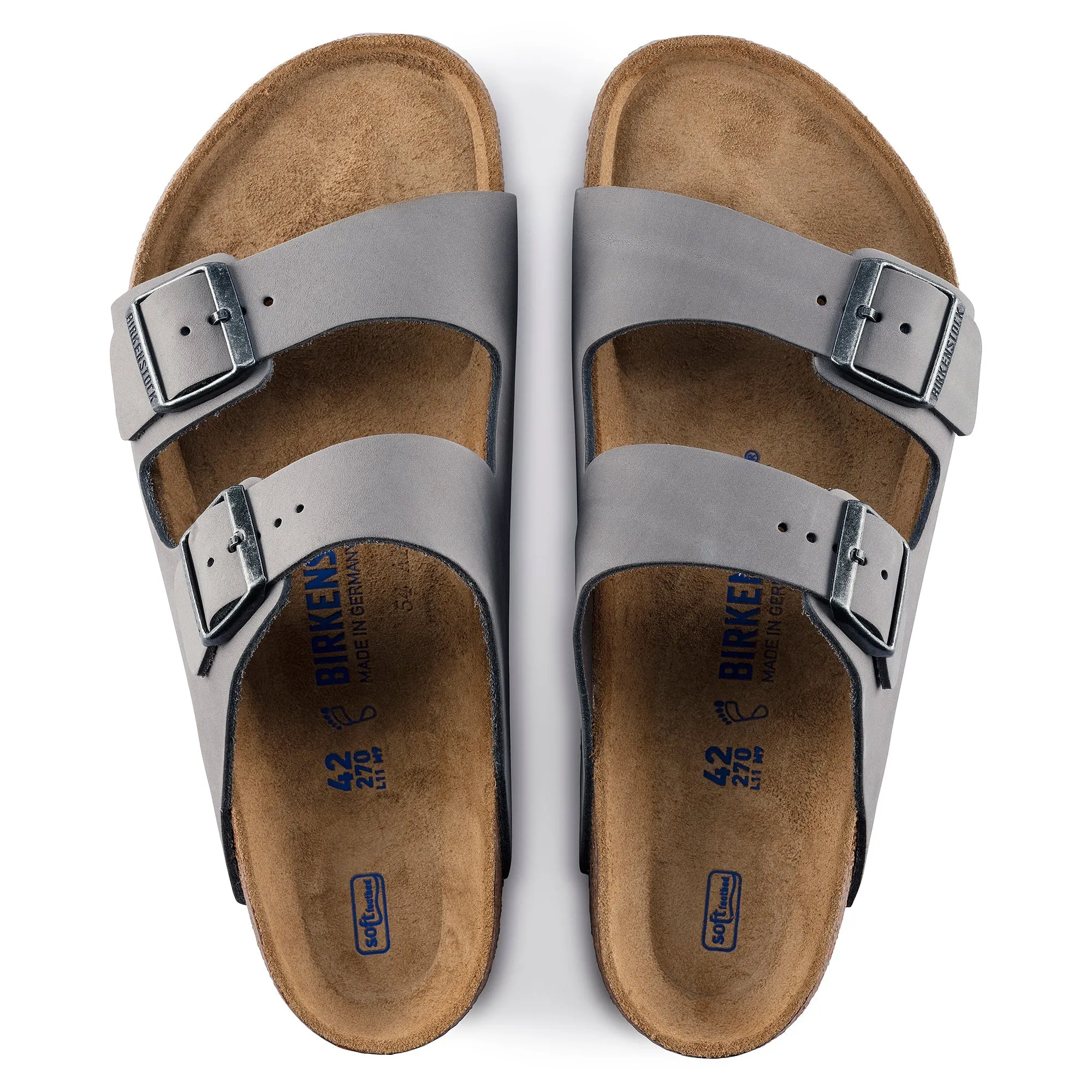 Birkenstock Arizona Soft Footbed Nubuck Leather Women's