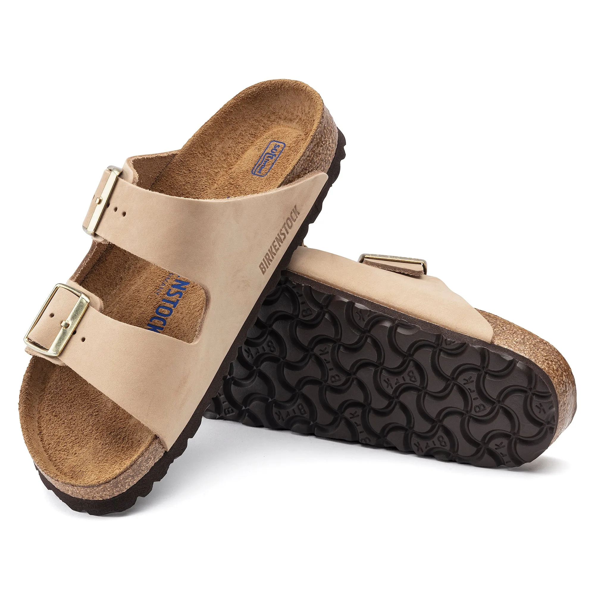 Birkenstock Arizona Soft Footbed Nubuck Leather Women's