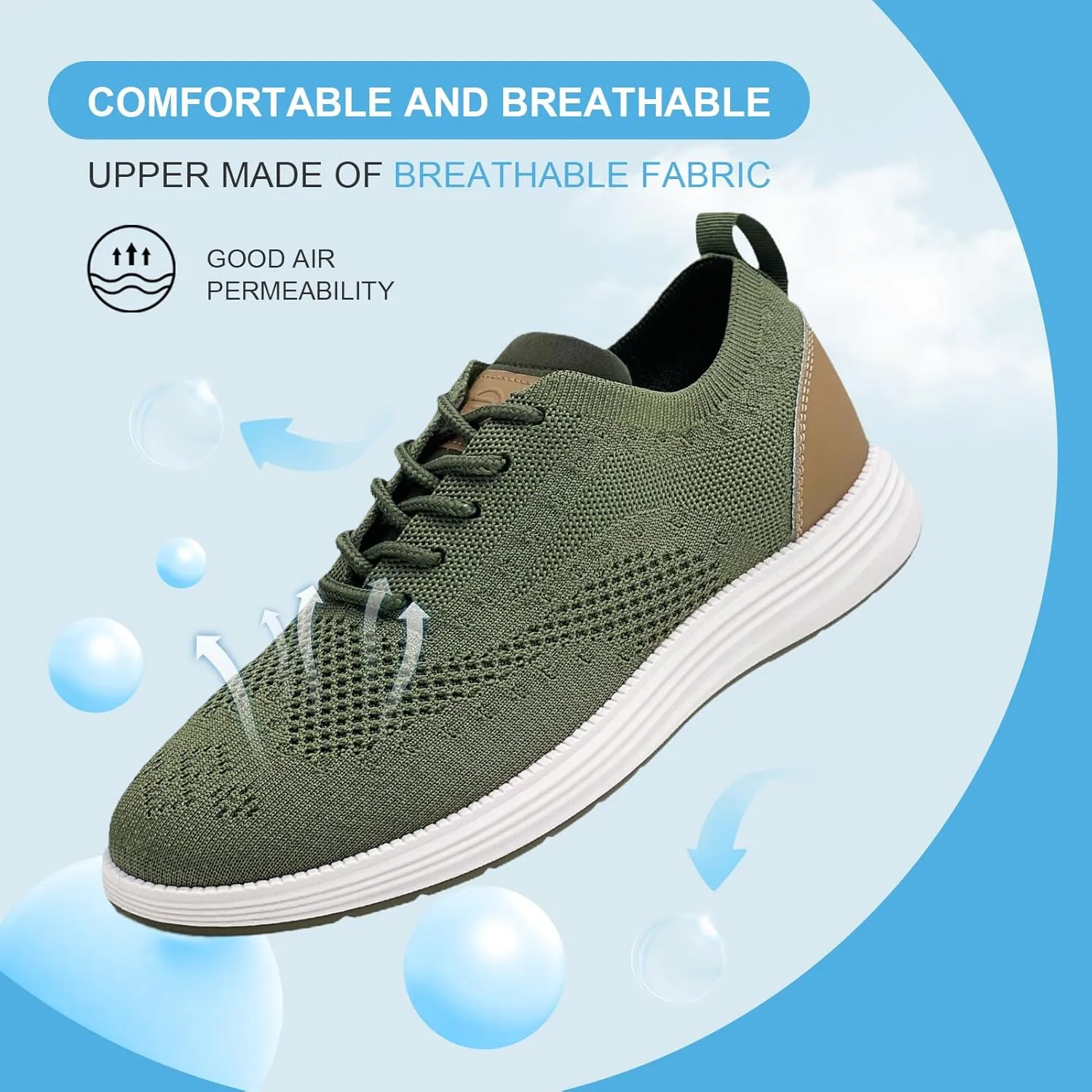 Casual Dress Shoes for Men Business Oxfords Fashion Sneakers Comfortable Loafers Mens Walking Shoes