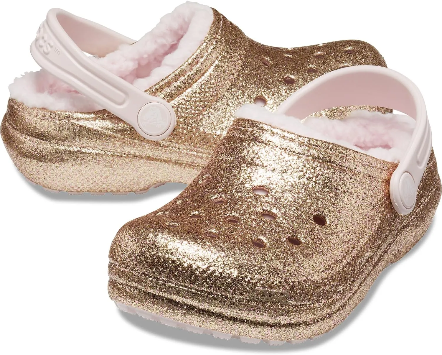 Crocs Kids Classic Lined Clogs for Toddlers - Synthetic Upper & Lining - Synthetic Outsole & Insole