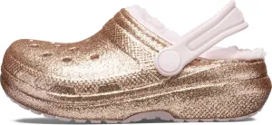 Crocs Kids Classic Lined Clogs for Toddlers - Synthetic Upper & Lining - Synthetic Outsole & Insole