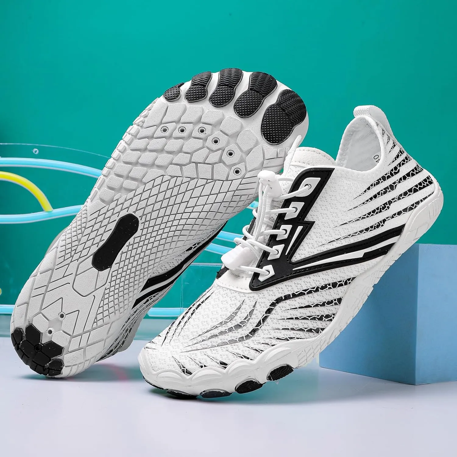 Hike Barefoot Footwear Shoes Unisex Non-Slip Healthy Wide Toe Box Zero Drop Water Shoes Breathable Soft Comfy Trail Footwear Quick Dry Beach Walking Athletic Sneakers