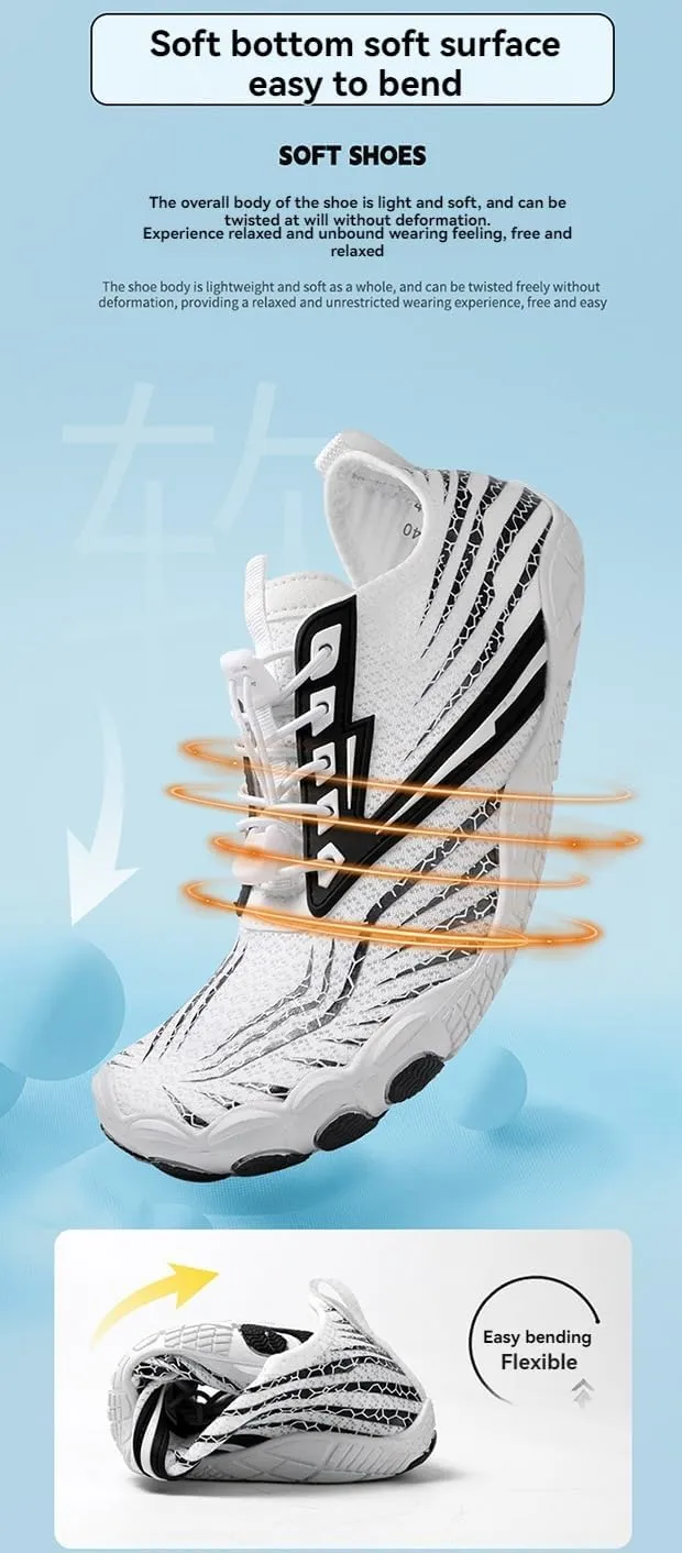 Hike Barefoot Footwear Shoes Unisex Non-Slip Healthy Wide Toe Box Zero Drop Water Shoes Breathable Soft Comfy Trail Footwear Quick Dry Beach Walking Athletic Sneakers