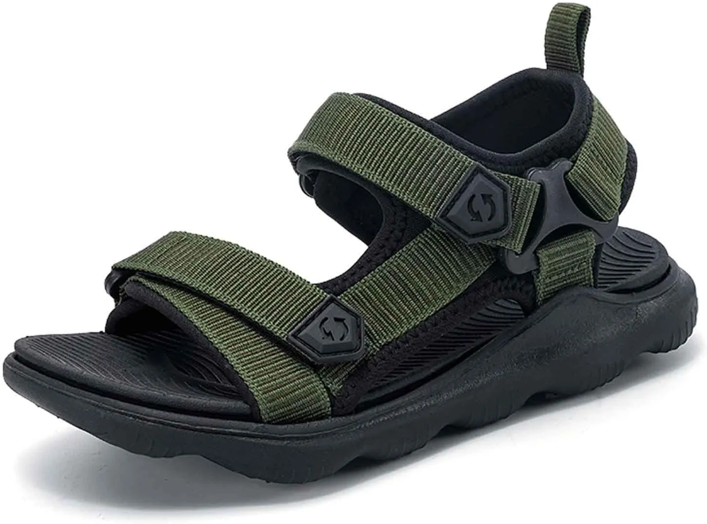Kids Boy Sandals Open Toe Arch Support Adjustable Summer Comfort Sport Hiking Barefoot Shoes for Toddler Boys