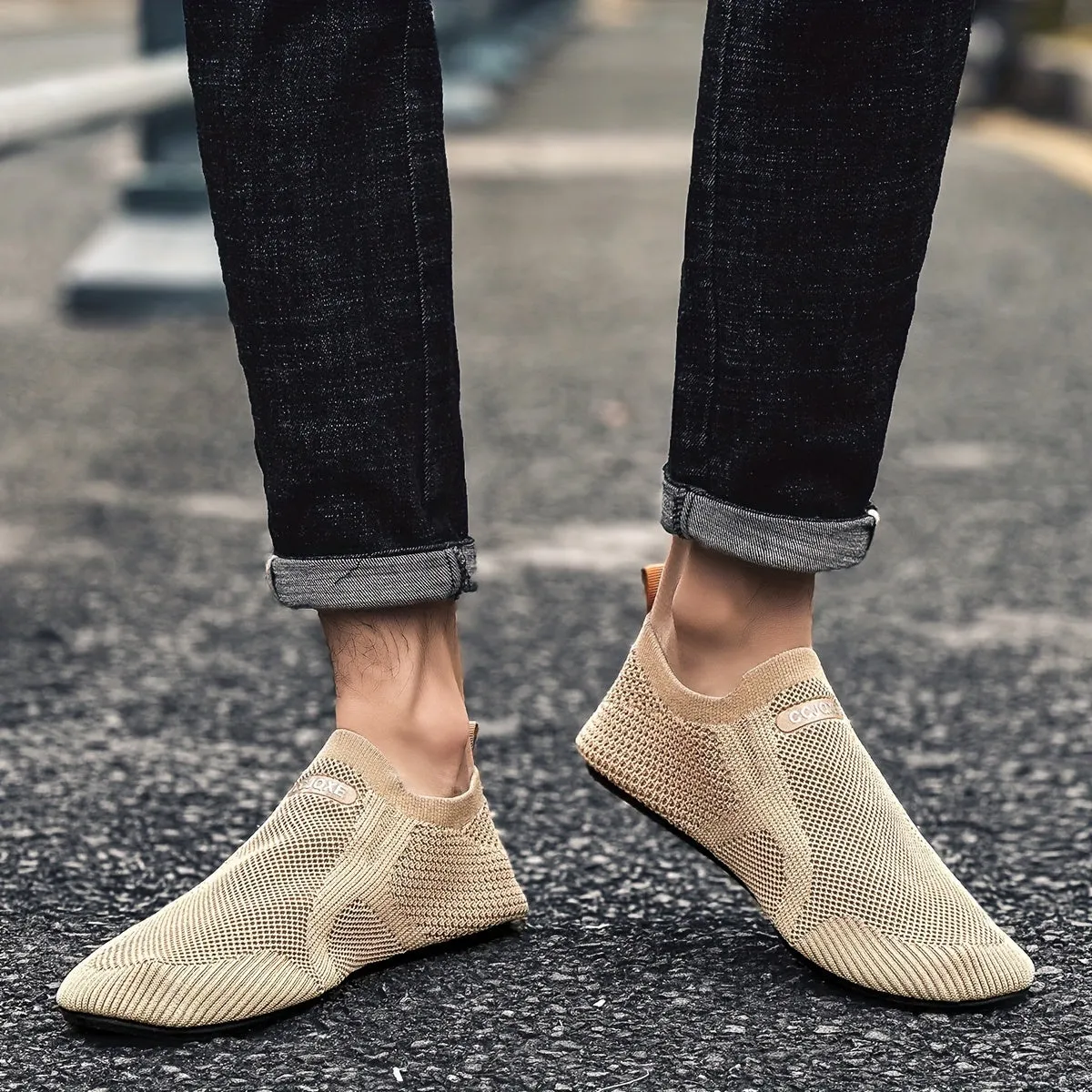 Mens Woven Loafers | Breathable Comfortable Shoes