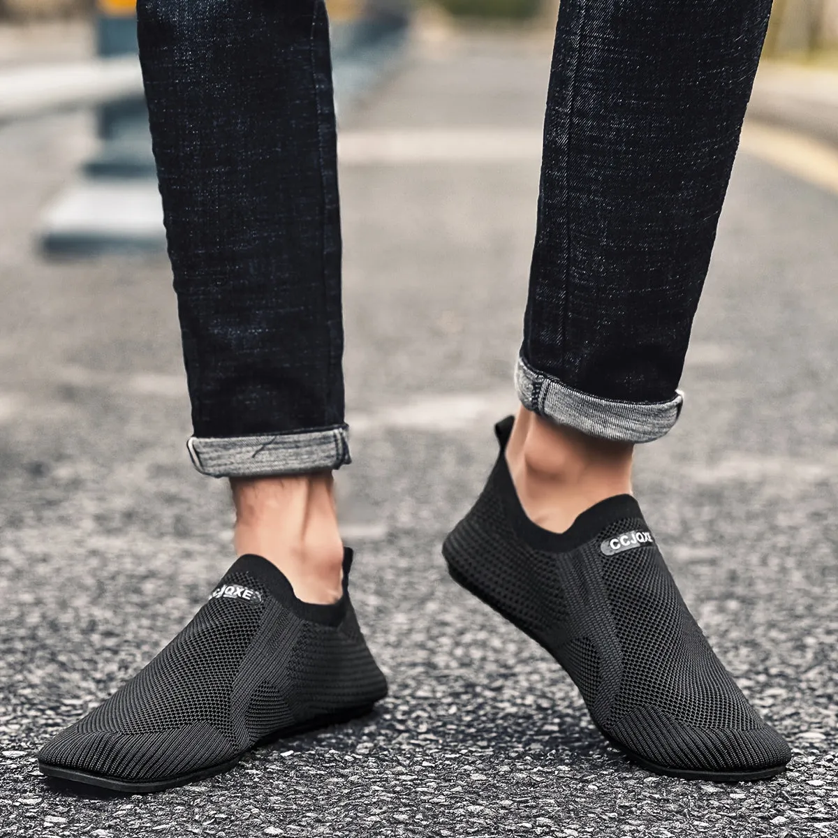 Mens Woven Loafers | Breathable Comfortable Shoes
