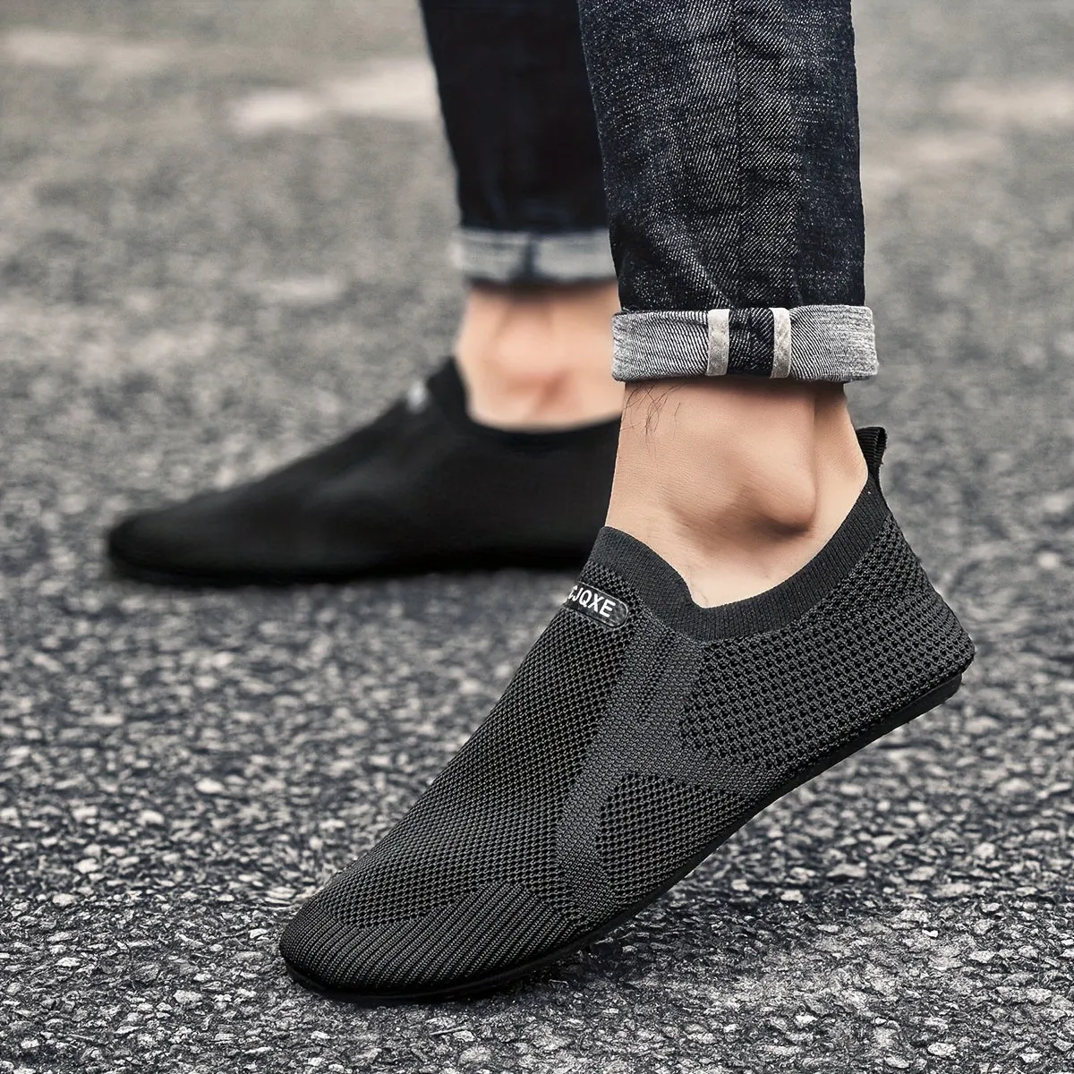 Mens Woven Loafers | Breathable Comfortable Shoes
