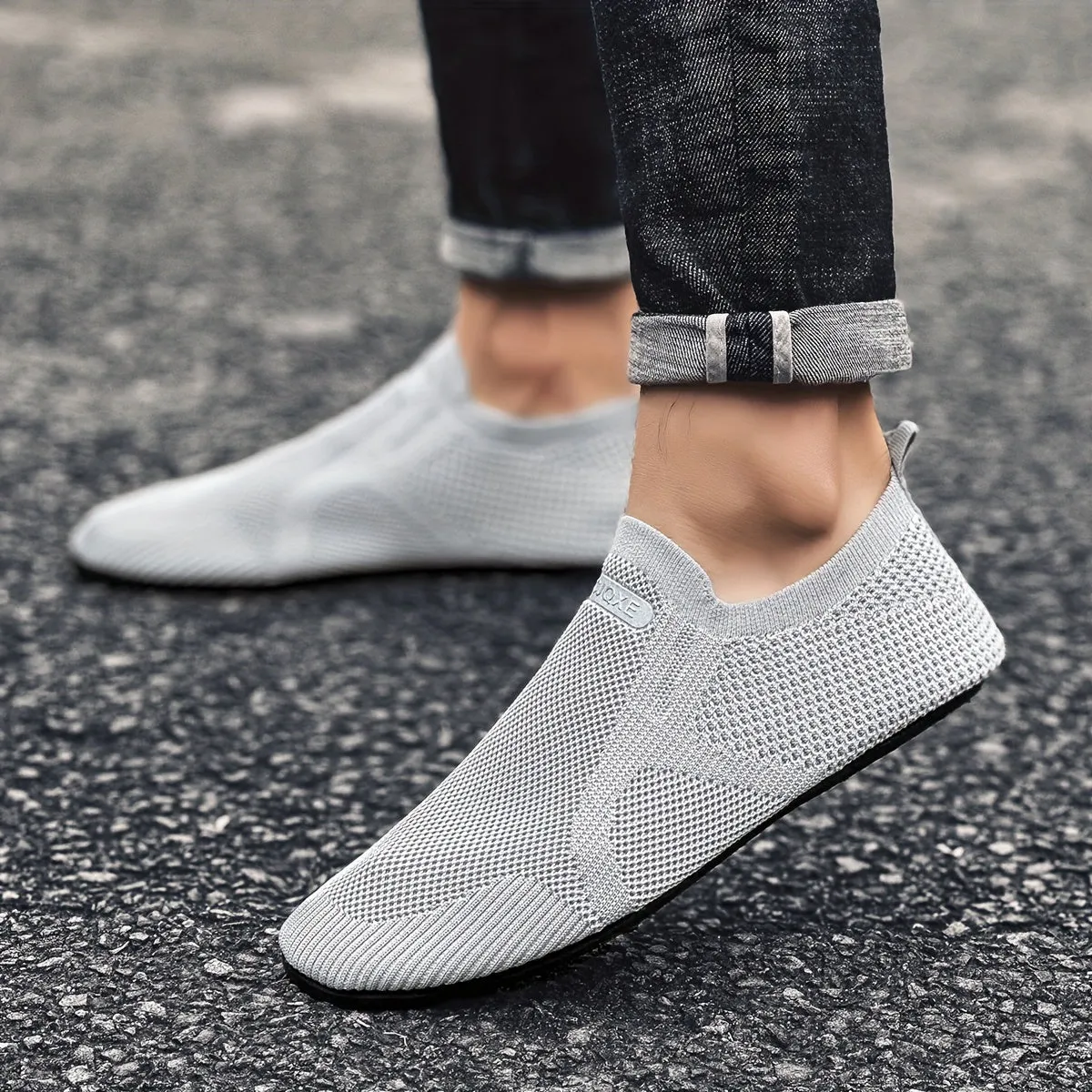 Mens Woven Loafers | Breathable Comfortable Shoes
