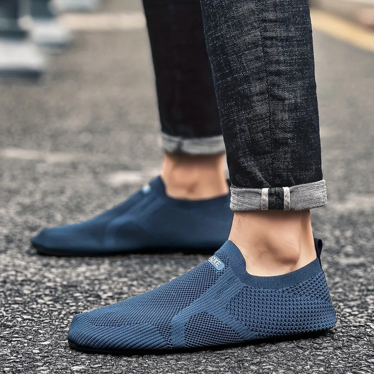 Mens Woven Loafers | Breathable Comfortable Shoes