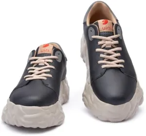 UIN Men's Fashion Chunky Sneakers Lightweight Walking Casual Slip Ons Art Painted Travel Skate Shoes Sanamolls 