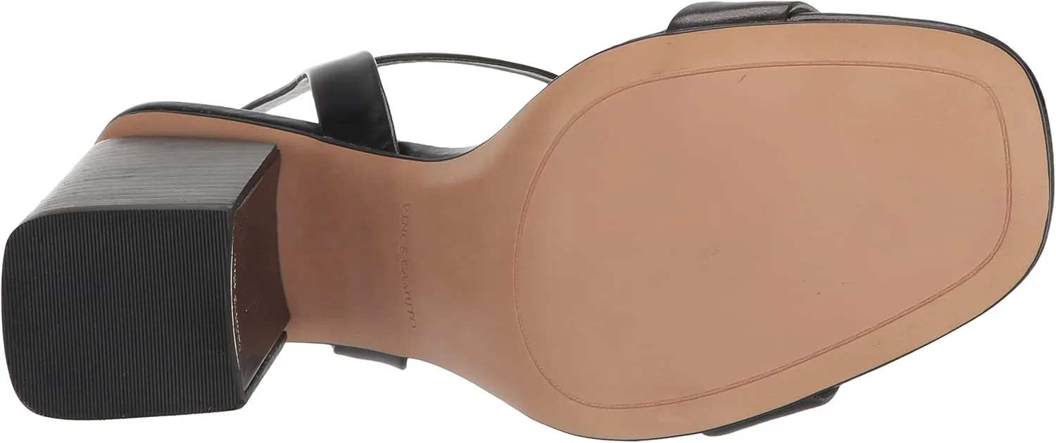 Vince Camuto Women's Herrica Stacked Heel Sandal Heeled
