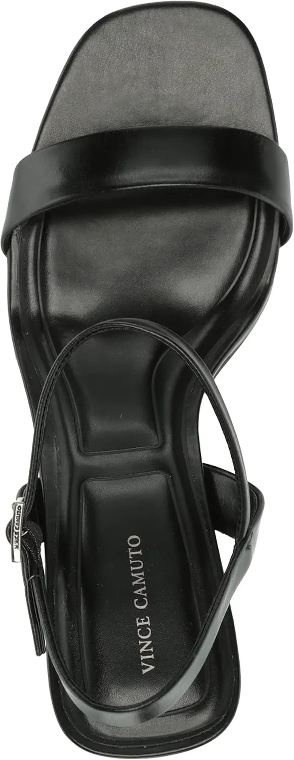 Vince Camuto Women's Herrica Stacked Heel Sandal Heeled