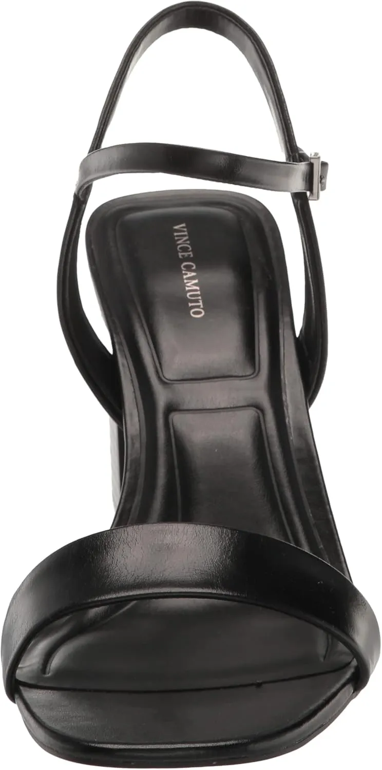 Vince Camuto Women's Herrica Stacked Heel Sandal Heeled
