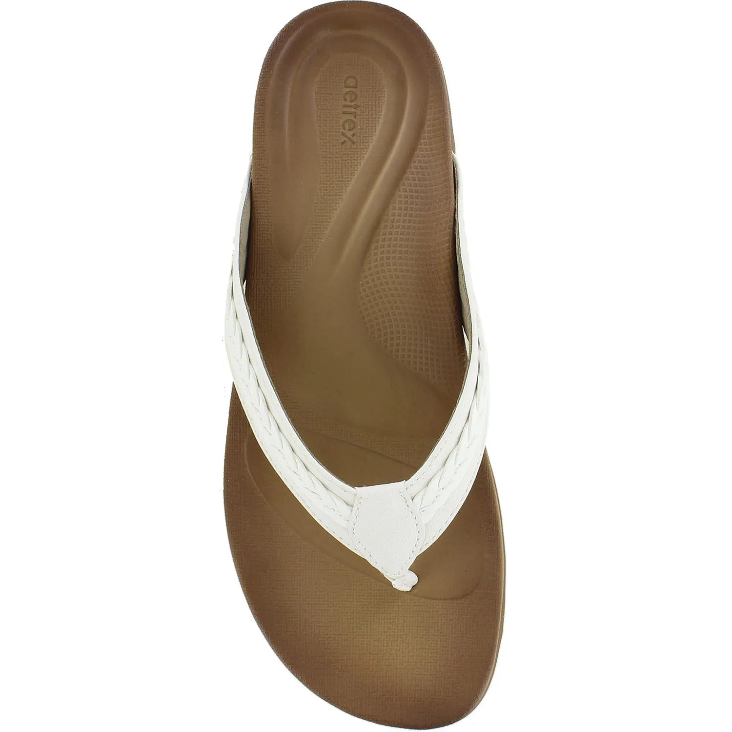 Women's Aetrex Emmy White Synthetic