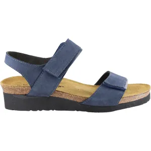 Women's Naot Aisha Navy Velvet Nubuck